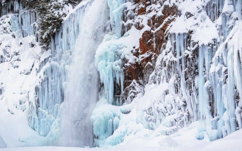 Frozen Franklin Falls, Washington
