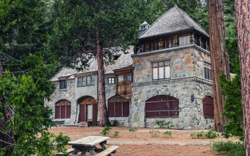 Emerald Bay Boat Camp building, California