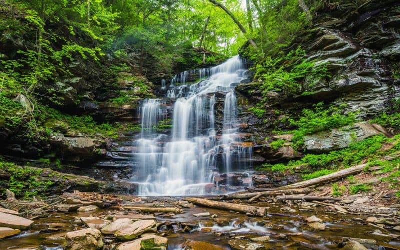 Ganoga Falls, Ricketts Glen State Park, Pennsylvania 