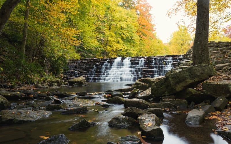 Jones Mill Run Dam, Laurel Hill State Park, Laurel Highlands, Pennsylvania