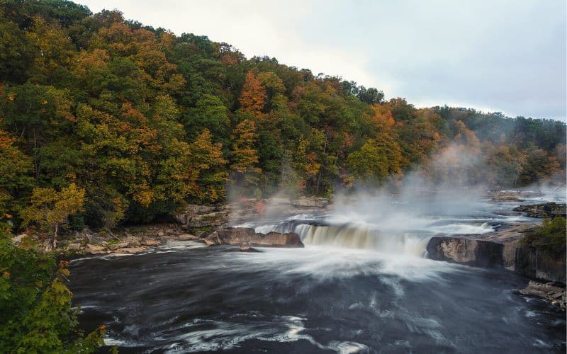 Ohiopyle Falls in Ohiopyle State Park, Pennsylvania
