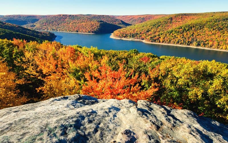 View from overlook at Allegheny National Forest, Pennsylvania