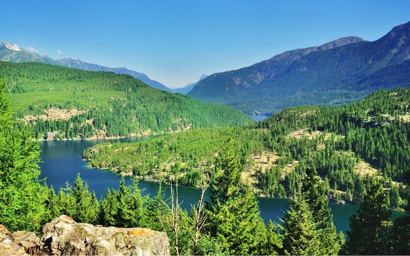 Ross Lake, Diablo Lake Trail, North Cascades National Park, Washington