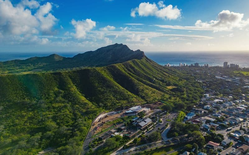 Diamond Head in Honolulu, Hawaii
