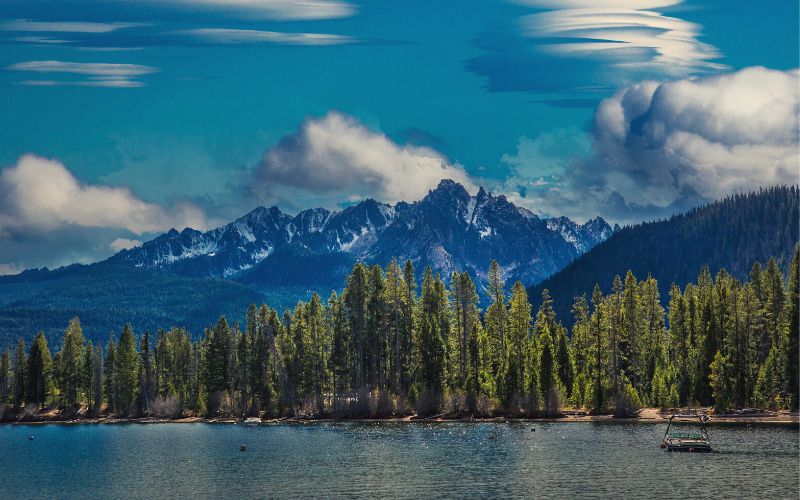 Redfish Lake, Sawtooth Mountains, Idaho 