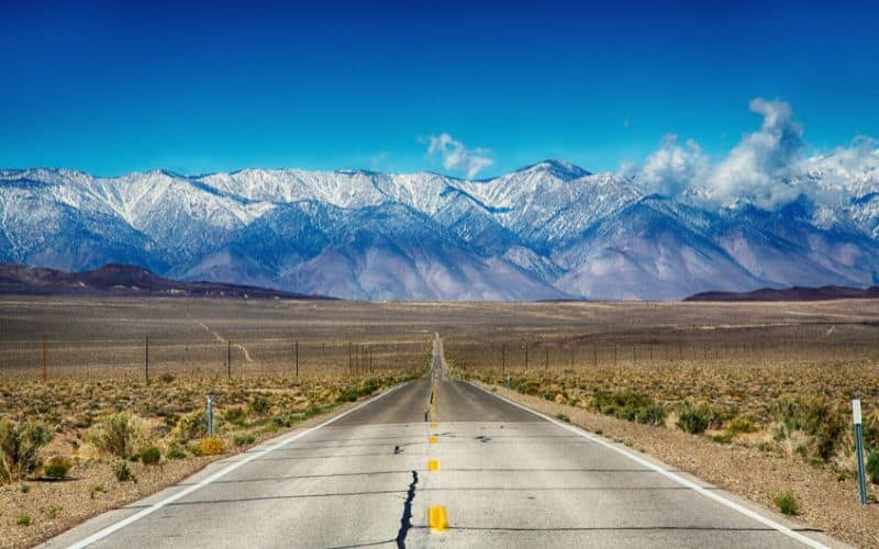 Eastern Sierra Nevada Mountain Range, California