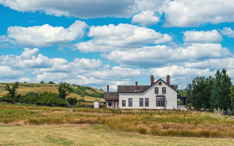 Custer House, Fort Abraham Lincoln State Park, North Dakota