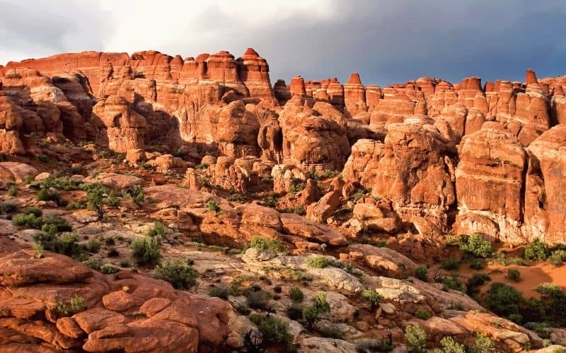 Fiery Furnace & Surprise Arch, Arches National Park, Moab, Utah