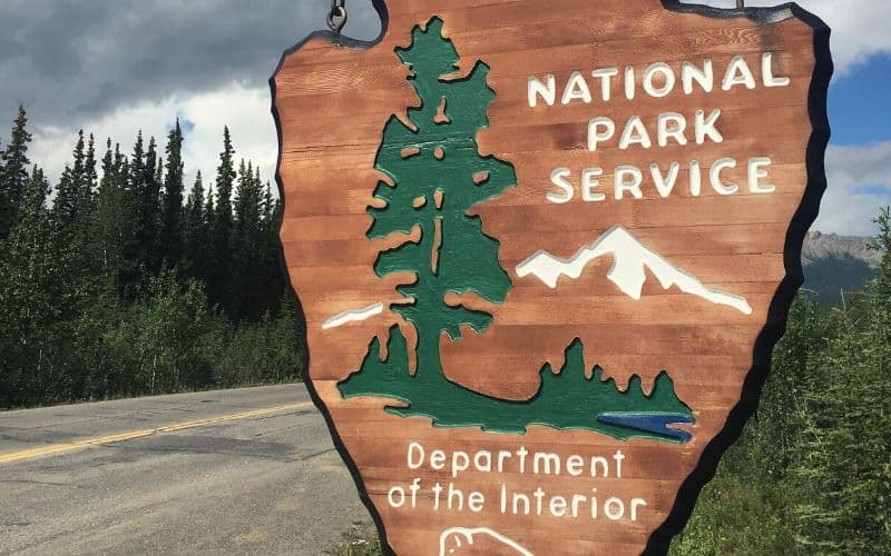 National Park Service sign 