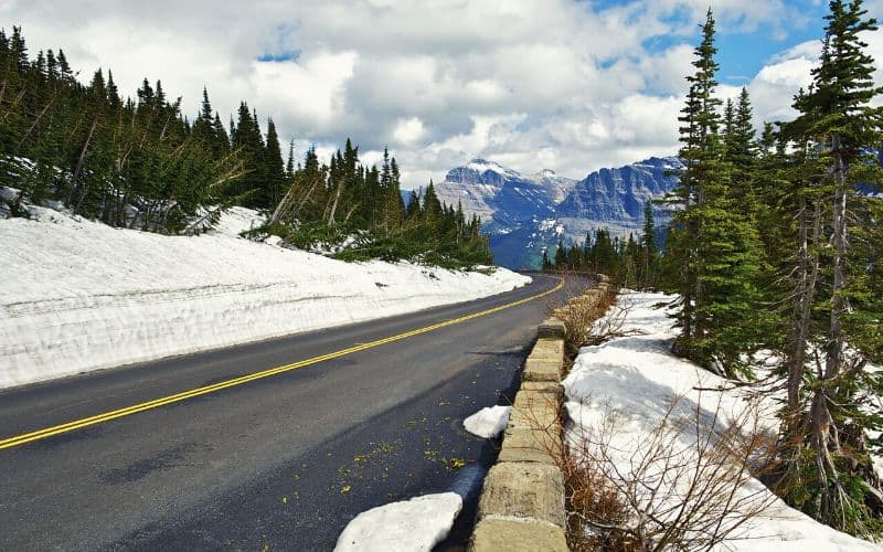Going-to-the-Sun Road in Glacier National Park, Montana