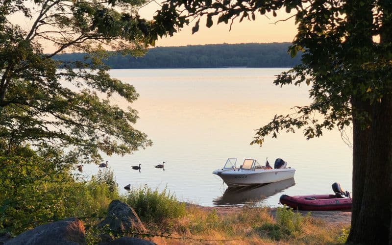 Lake Watchaug, Burlingame State Campground, Burlingame State Park, Rhode Island
