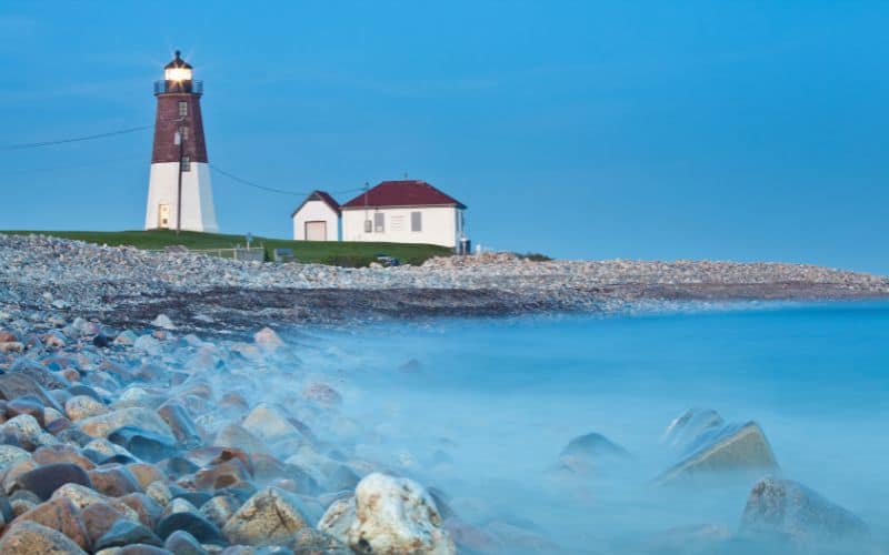 Point Judith Lighthouse, Fishermen's Memorial State Park, Rhode Island
