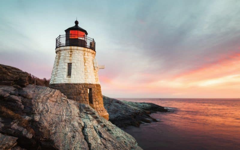 Castle Hill Lighthouse, Newport, Rhode Island