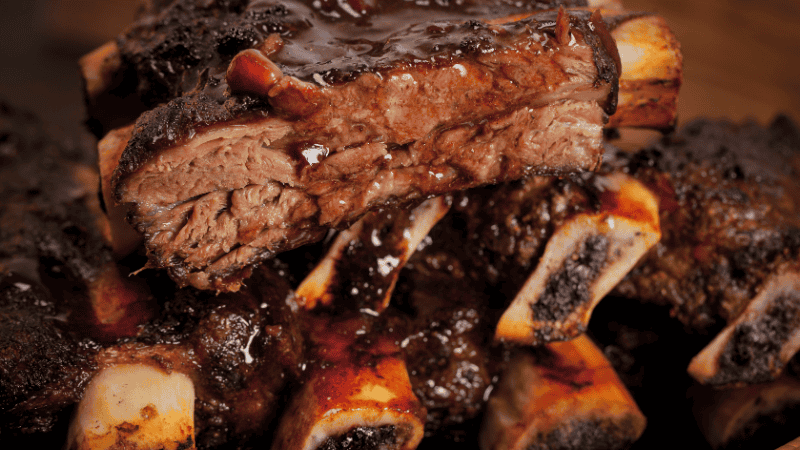 Pellet Smoked Short Ribs