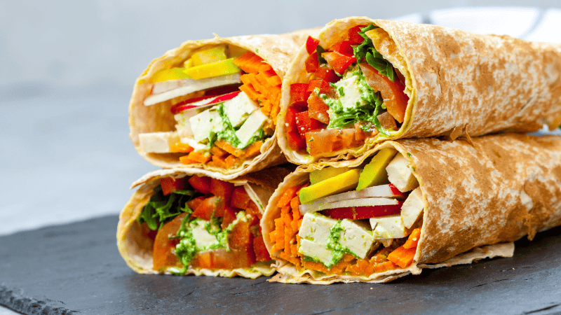 Raw Veggie Wraps