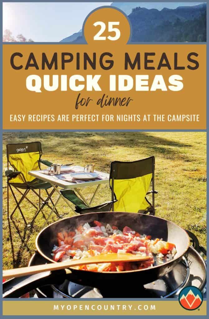25 Quick Camping Meals: Easy Recipes, No-Cook and Make-Ahead Ideas - My